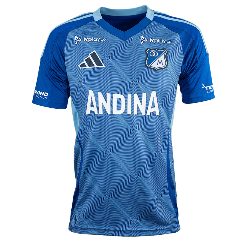 Camiseta versión fan CAMISETA LOCAL MILLONARIOS TEMPORADA 2025-II - Distrito Sport 11