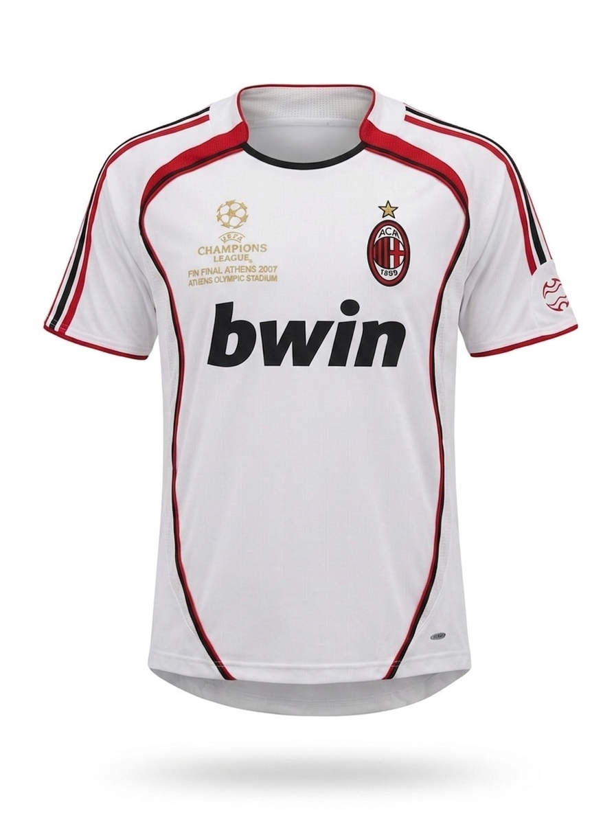 Camiseta versión fan CAMISETA AC MILAN VERSION RETRO - Distrito Sport 11